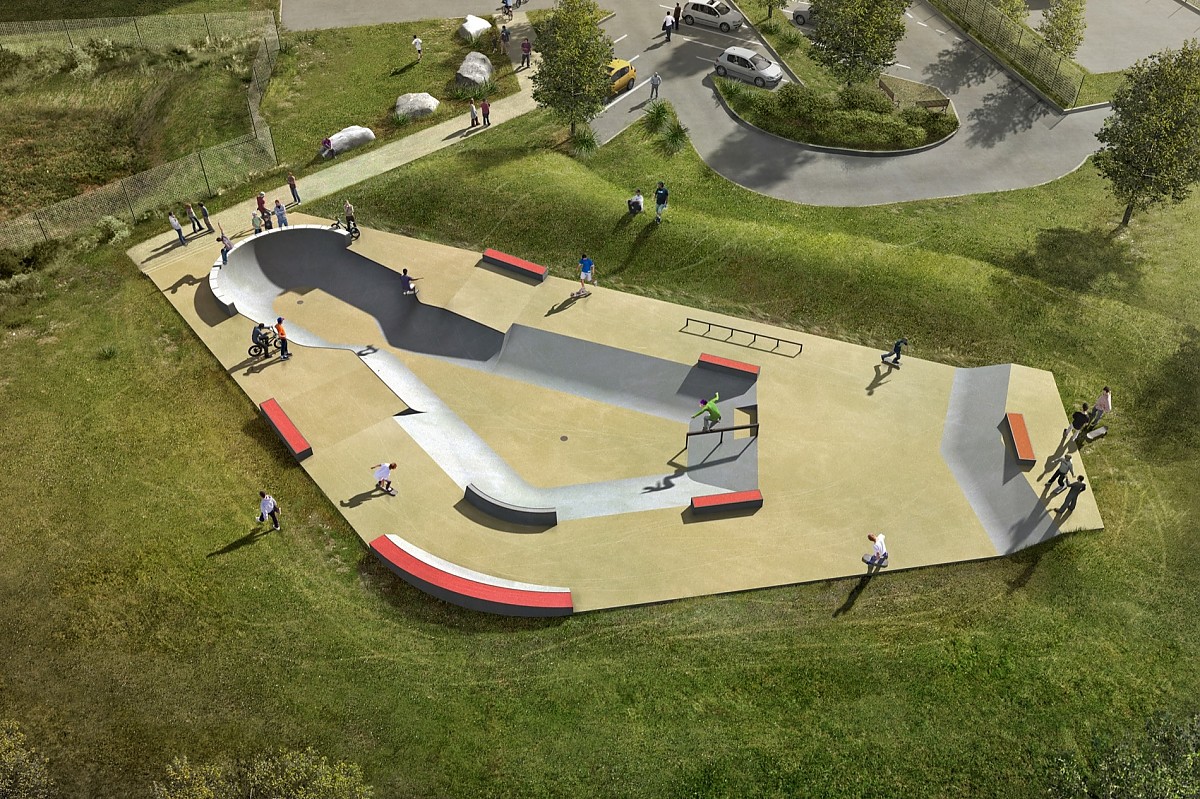 Simiane-Collongue skatepark